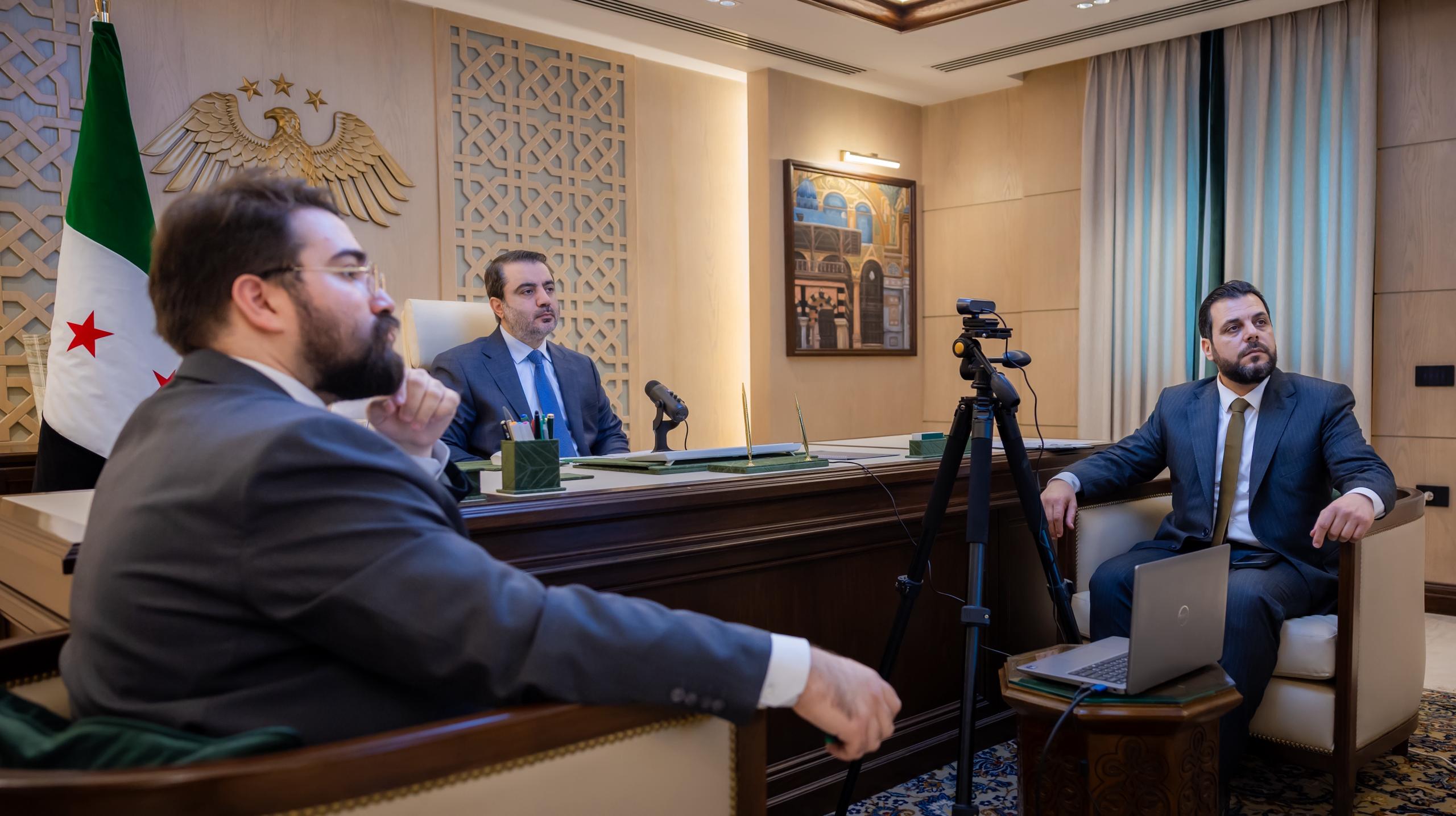 شارك وزير الخارجية والمغتربين السيد أسعد حسن الشيباني، اليوم في أعمال الدورة العادية الـ165 لمجلس جامعة الدول العربية على المستوى الوزاري