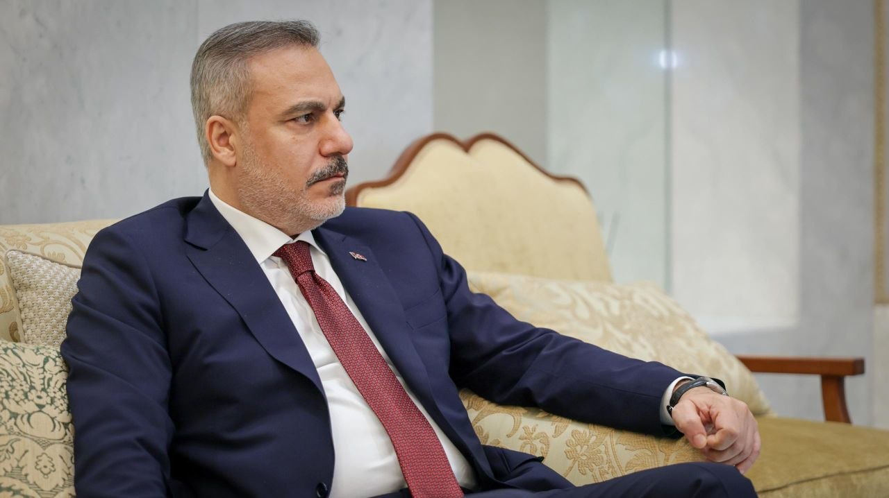 التقى وزير الخارجية والمغتربين السيد أسعد حسن الشيباني نظيره التركي السيد هاكان فيدان في العاصمة دمشق