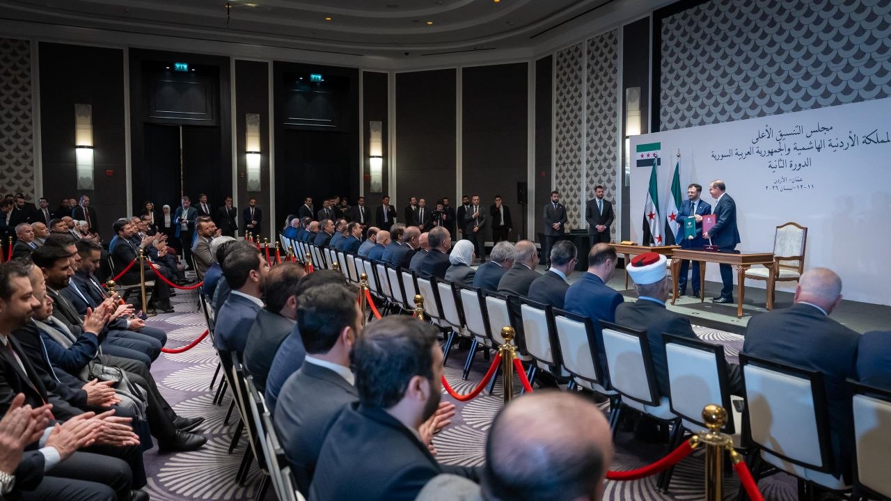 توقيع عدد من الاتفاقيات ومذكرات التفاهم بين الجمهورية العربية السورية والمملكة الأردنية الهاشمية بالعاصمة عمّان