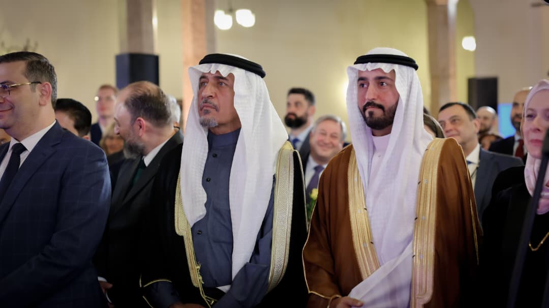 شارك وزير الخارجية والمغتربين السيد أسعد حسن الشيباني، في احتفال أقامته بعثة الاتحاد الأوروبي في دمشق بمناسبة يوم أوروبا، وسط حضور رسمي ودبلوماسي واسع