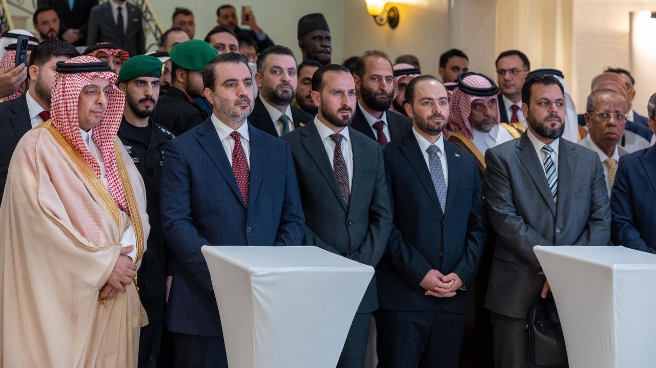 وزير الخارجية والمغتربين السيد أسعد حسن الشيباني، يفتتح القنصلية السورية بمدينة جدة في المملكة العربية السعودية