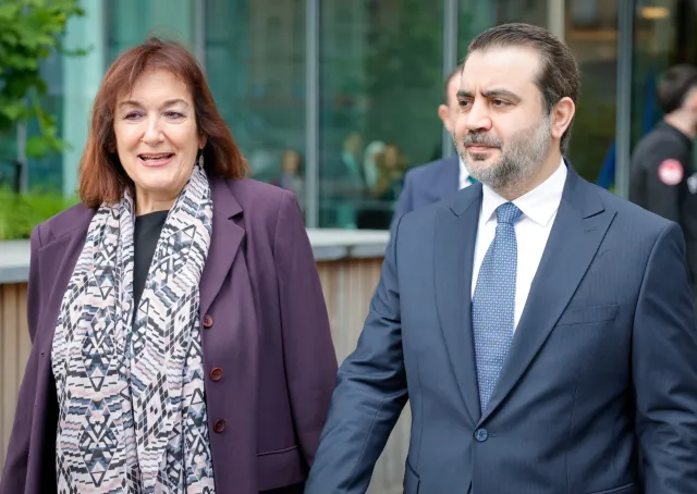 شارك وزير الخارجية والمغتربين السيد أسعد حسن الشيباني والوفد المرافق له، في الجلسة الافتتاحية لأعمال الحوار السياسي رفيع المستوى بين الجمهورية العربية السورية والاتحاد الأوروبي في بروكسل