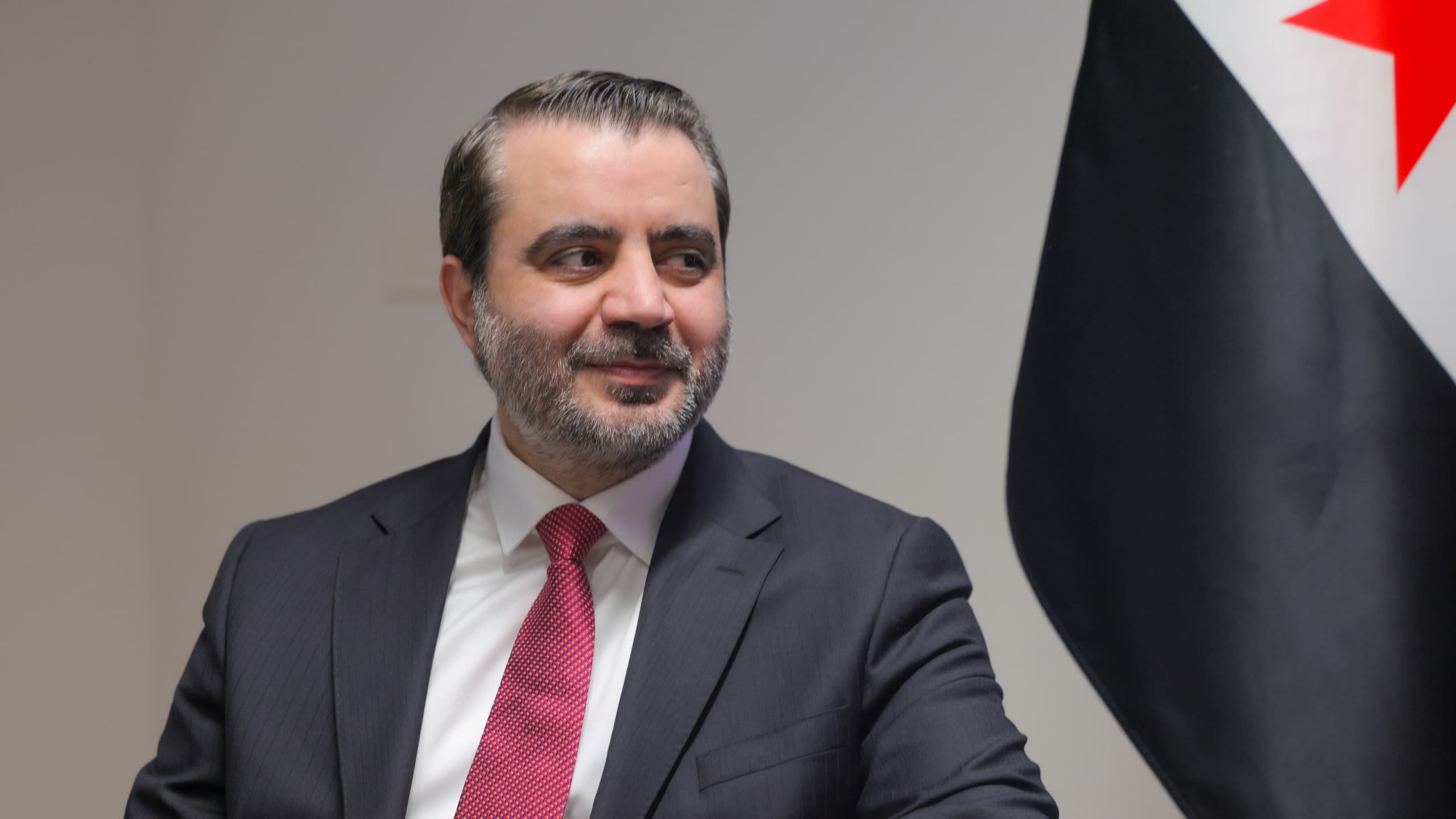 اجتمع وزير الخارجية والمغتربين السيد أسعد حسن الشيباني مع الممثلة العليا للاتحاد الأوروبي للشؤون الخارجية والسياسة الأمنية السيدة كايا كالاس