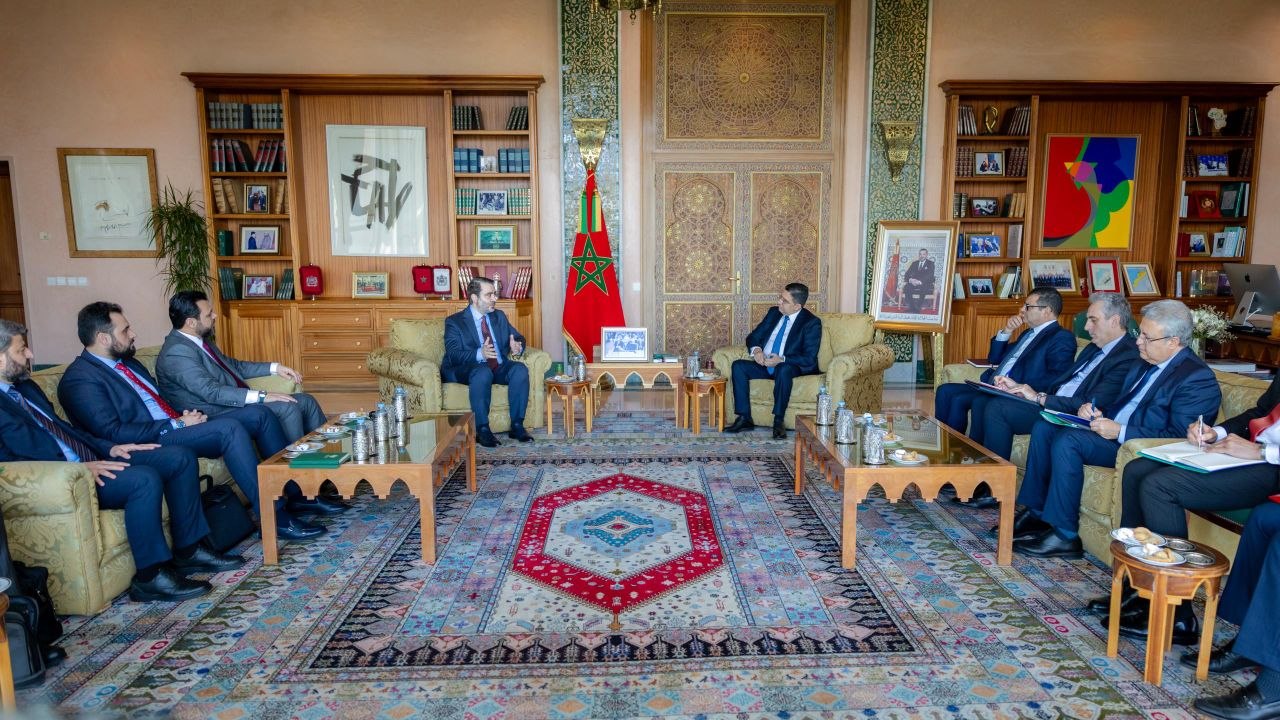 التقى وزير الخارجية والمغتربين السيد أسعد حسن الشيباني وزير الشؤون الخارجية في المملكة المغربية السيد ناصر بوريطة في العاصمة الرباط