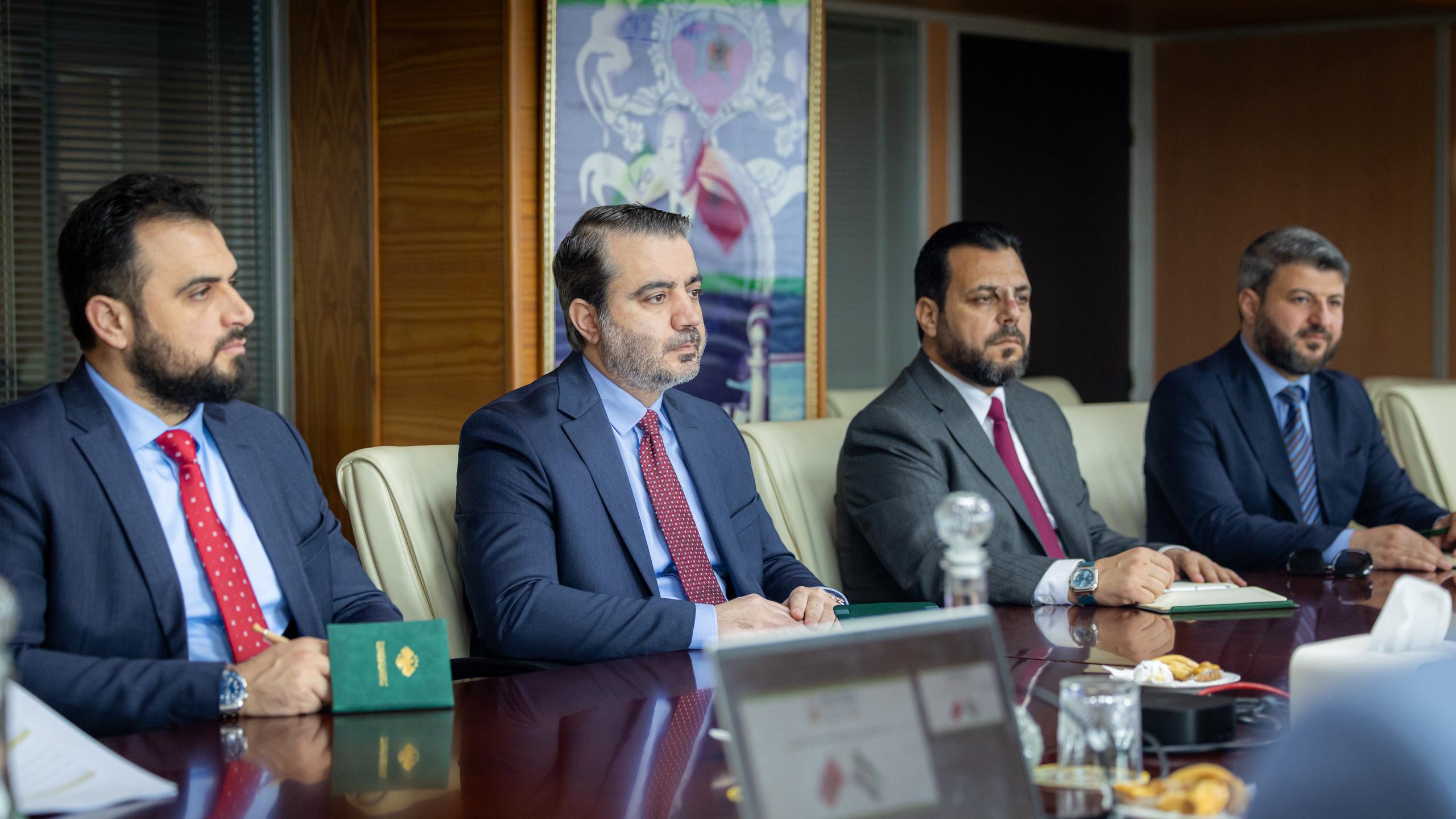 عقد وزير الخارجية والمغتربين السيد أسعد حسن الشيباني لقاءً مع وزيرة الانتقال الطاقي والتنمية المستدامة في المملكة المغربية الشقيقة السيدة ليلى بنعلي