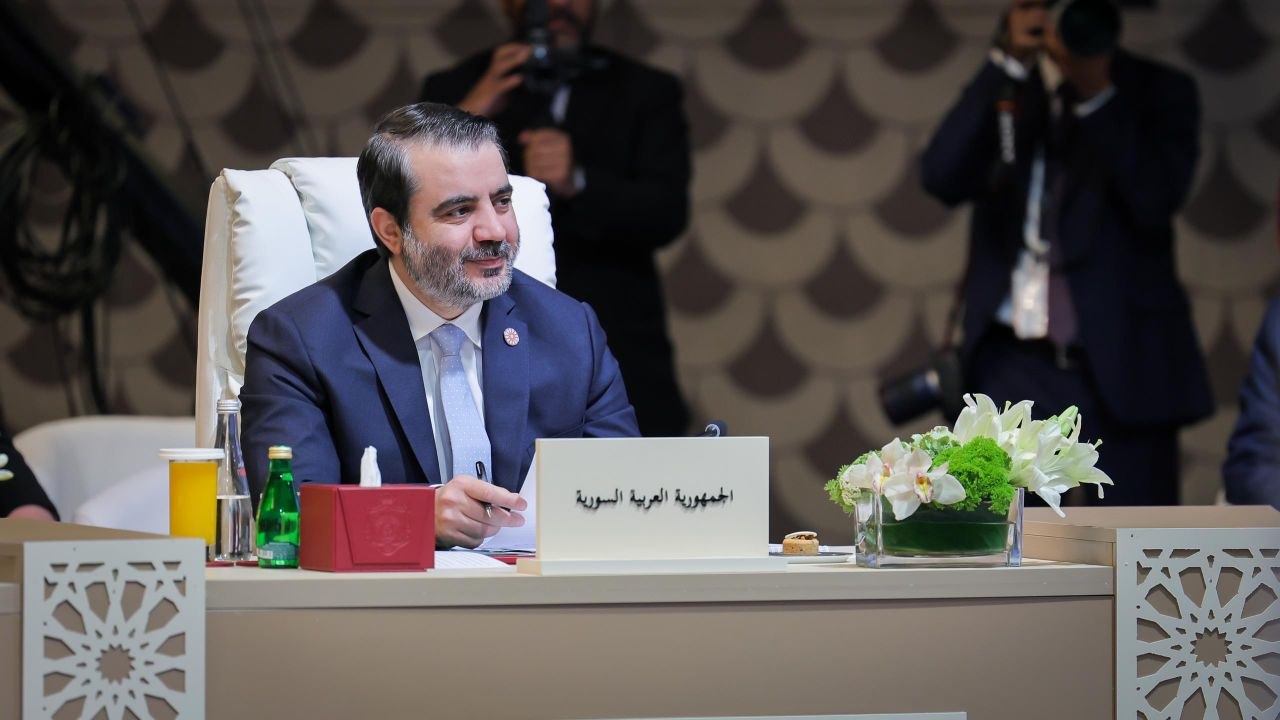 وزير الخارجية والمغتربين السيد أسعد حسن الشيباني يشارك في أعمال الاجتماع التشاوري العربي واجتماع مجلس جامعة الدول العربية على المستوى الوزاري في دورته العادية المستأنفة 165 في العاصمة الأردنية عمّان