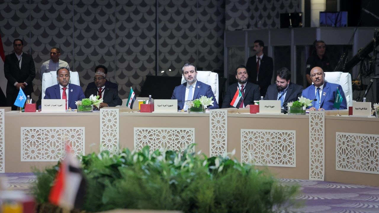 وزير الخارجية والمغتربين السيد أسعد حسن الشيباني يشارك في أعمال الاجتماع التشاوري العربي واجتماع مجلس جامعة الدول العربية على المستوى الوزاري في دورته العادية المستأنفة 165 في العاصمة الأردنية عمّان