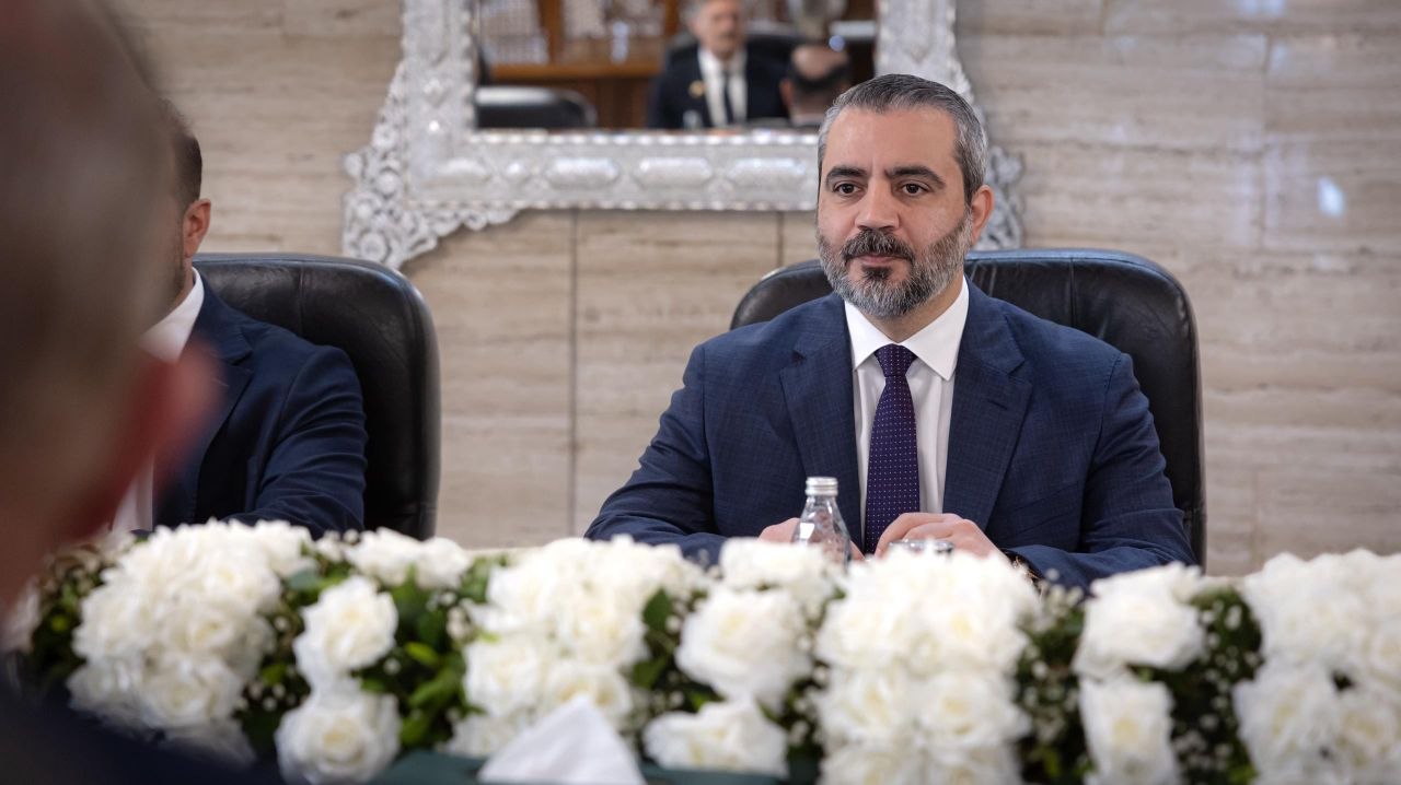 استقبل وزير الخارجية والمغتربين السيد أسعد حسن الشيباني في العاصمة دمشق وزير خارجية مملكة الدنمارك السيد لارس لوكه راسموسن