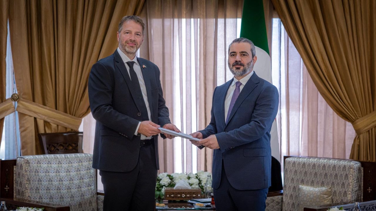 استقبل وزير الخارجية والمغتربين السيد أسعد حسن الشيباني سفير مملكة الدنمارك لدى الجمهورية العربية السورية السيد فراي جاكسون