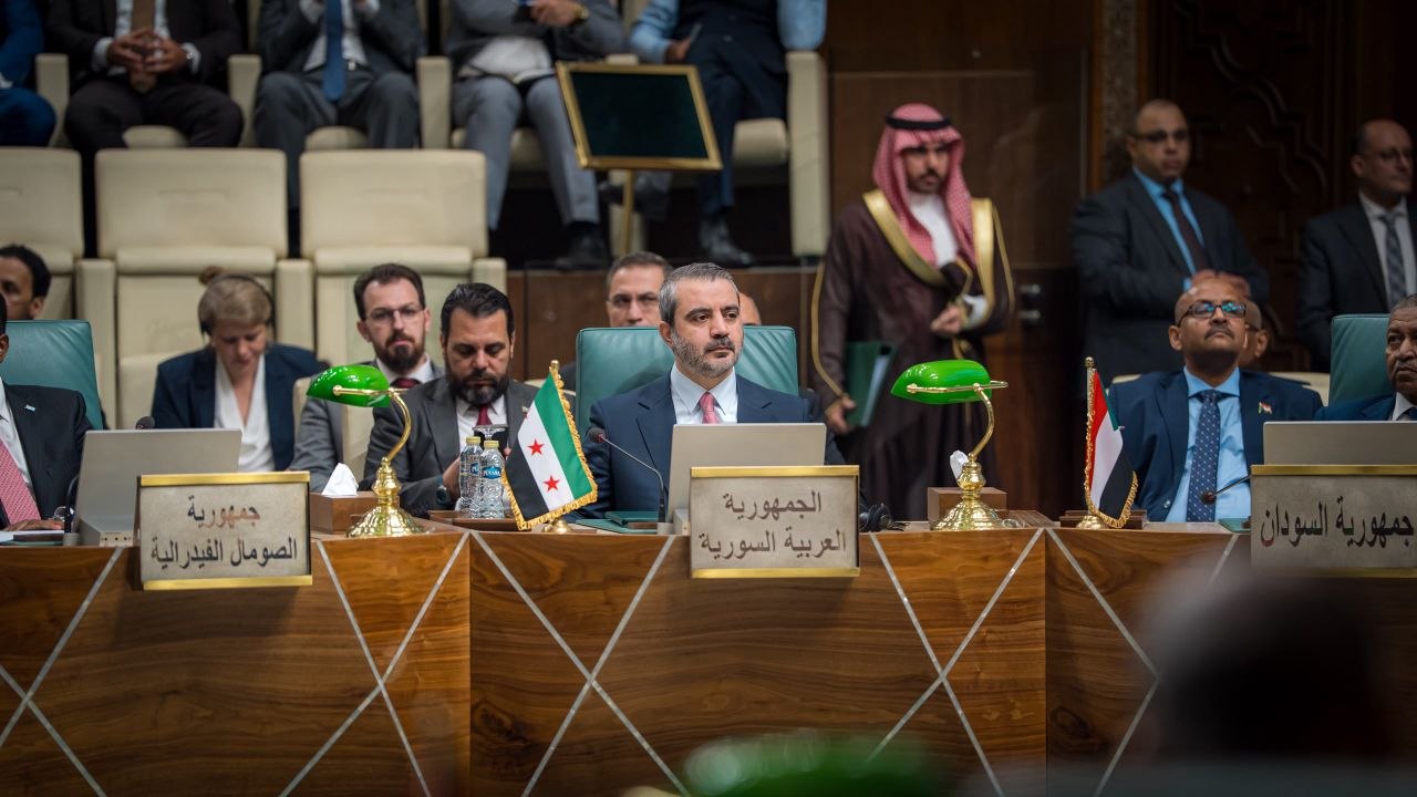 وزير الخارجية والمغتربين السيد أسعد حسن الشيباني يشارك في اجتماع وزراء الخارجية العرب ضمن أعمال الدورة الـ166 لمجلس جامعة الدول العربية على المستوى الوزاري، المنعقد في القاهرة