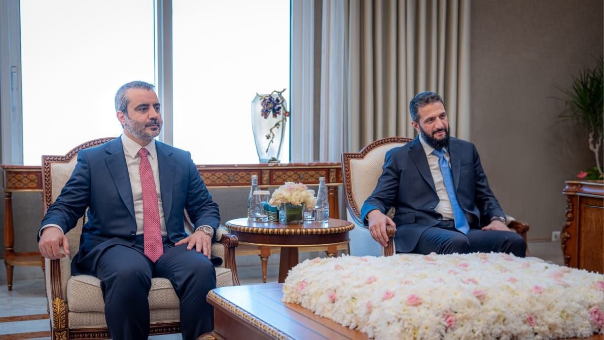 استقبل فخامة رئيس الجمهورية السيد أحمد الشرع ووزير الخارجية والمغتربين السيد أسعد حسن الشيباني اليوم في العاصمة دمشق، نائب رئيس الوزراء وزير الخارجية وشؤون المغتربين الأردني السيد أيمن الصفدي