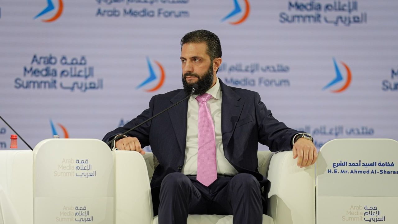 شارك وفد الجمهورية العربية السورية برئاسة فخامة الرئيس أحمد الشرع ووزير الخارجية والمغتربين السيد أسعد حسن الشيباني في فعاليات افتتاح الدورة الـ24 لقمة الإعلام العربي 2026 في دبي