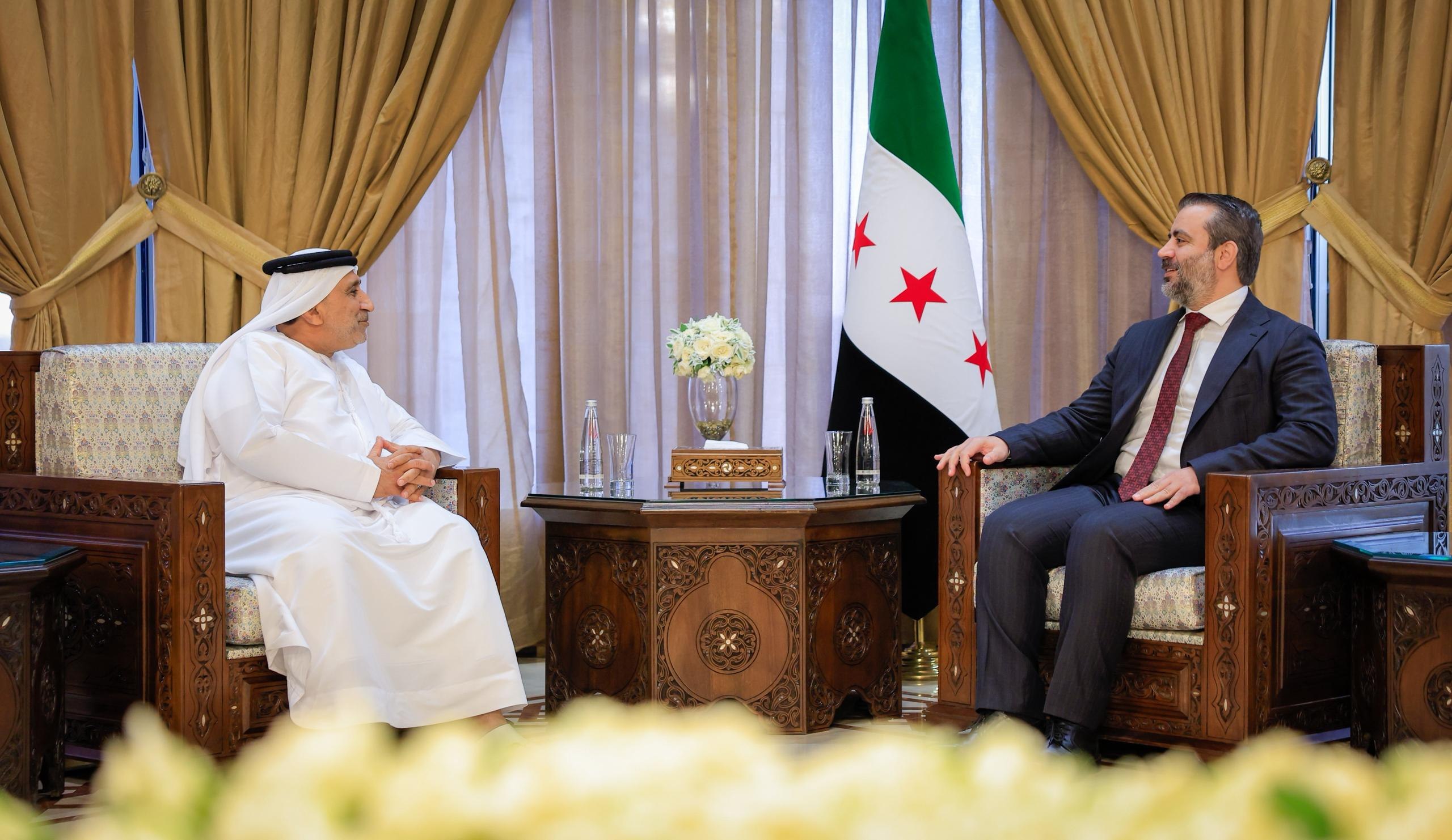 Al-Shaibani Receives UAE Ambassador and Invitation to Attend Sir Bani Yas Forum