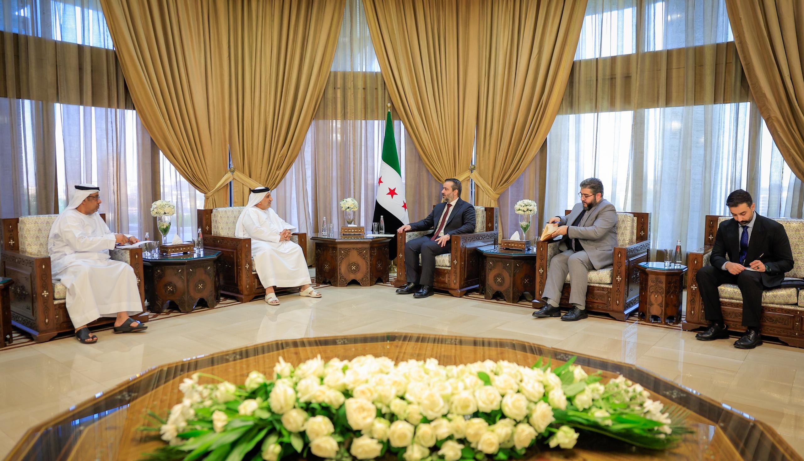 Al-Shaibani Receives UAE Ambassador and Invitation to Attend Sir Bani Yas Forum