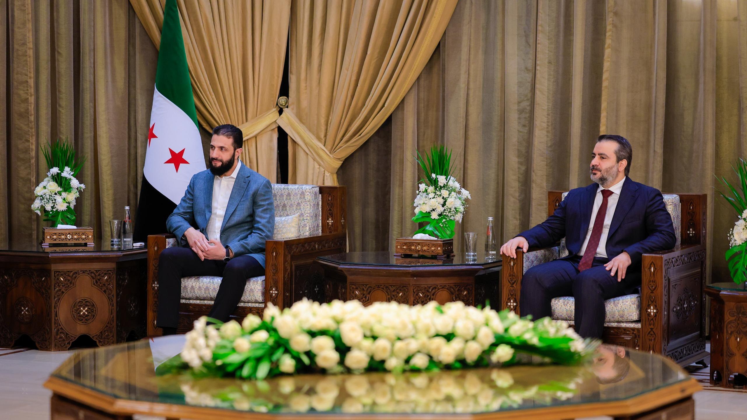 His Excellency the President of the Republic, Mr. Ahmed Al-Shara, Receives in Damascus, a Delegation from the Syrian American Council