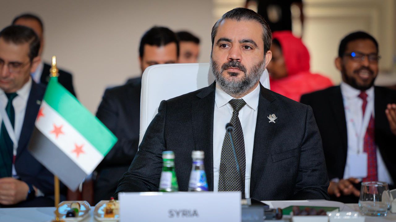 Minister of Foreign Affairs and Expatriates Asaad Hassan Al-Shaibani participates in the preparatory ministerial meeting for the emergency Arab-Islamic summit