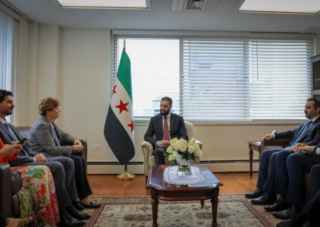 Syrian President Holds Talks with Senator Jeanne Shaheen on Sidelines of UN 80th Session