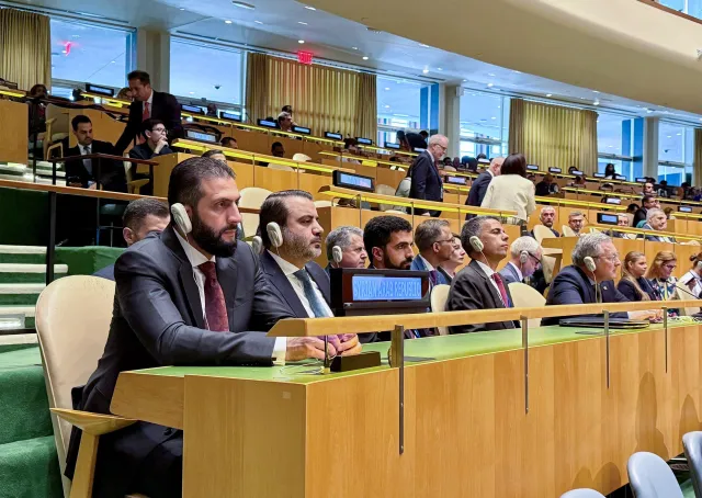 President Al-Sharaa Participates in Two-State Solution Conference at UNGA
