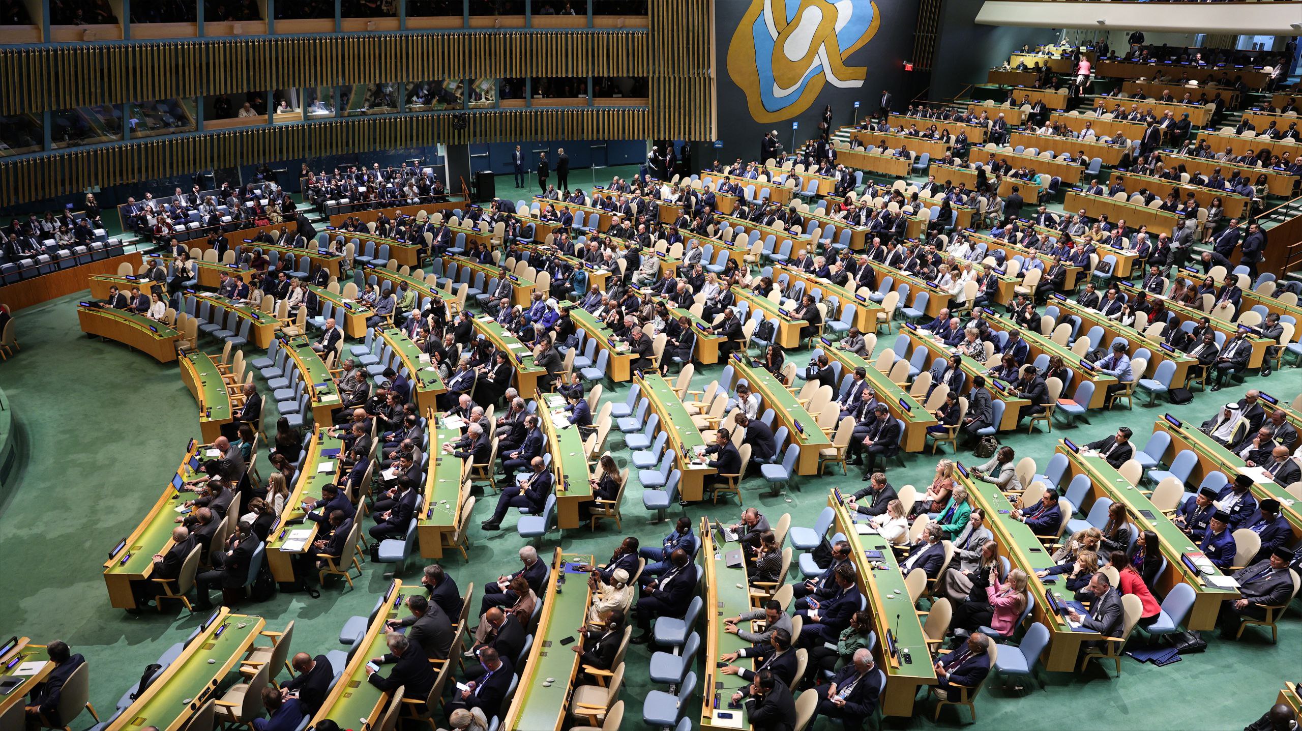 President Al-Sharaa Participates in Two-State Solution Conference at UNGA