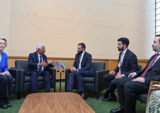 President Al-Sharaa Meets EU Leaders on UNGA Sidelines