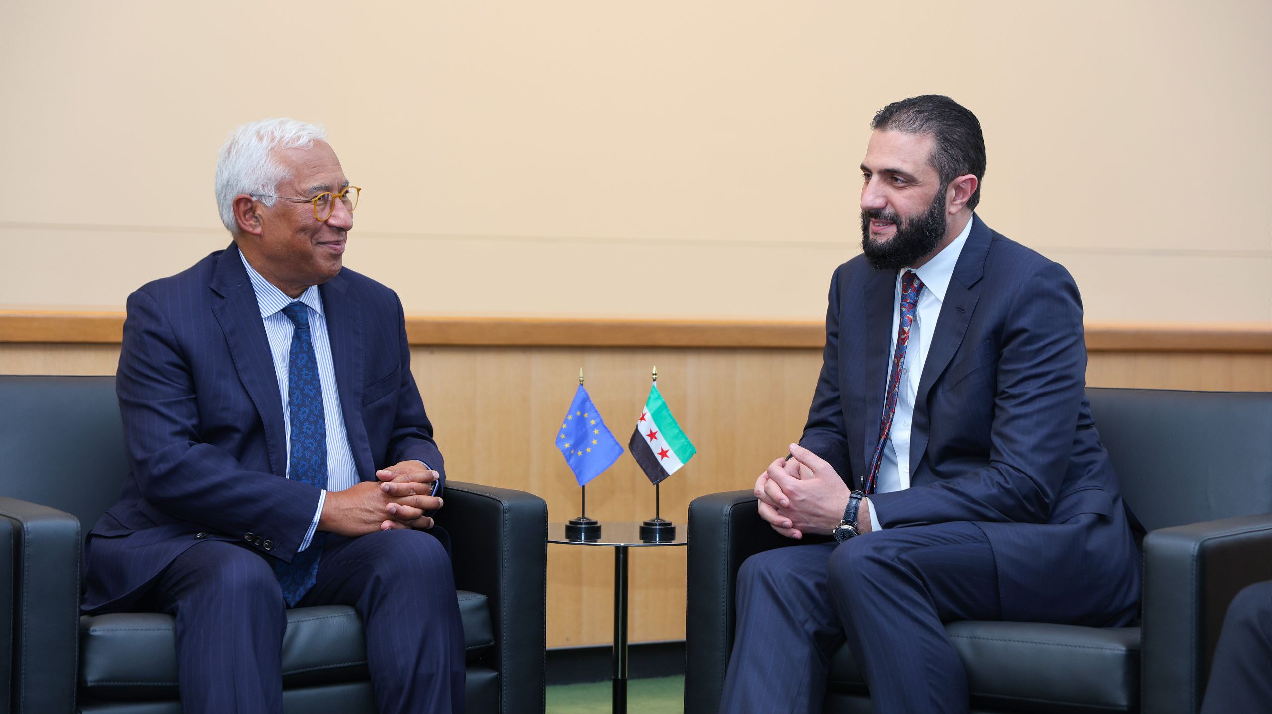 President Al-Sharaa Meets EU Leaders on UNGA Sidelines