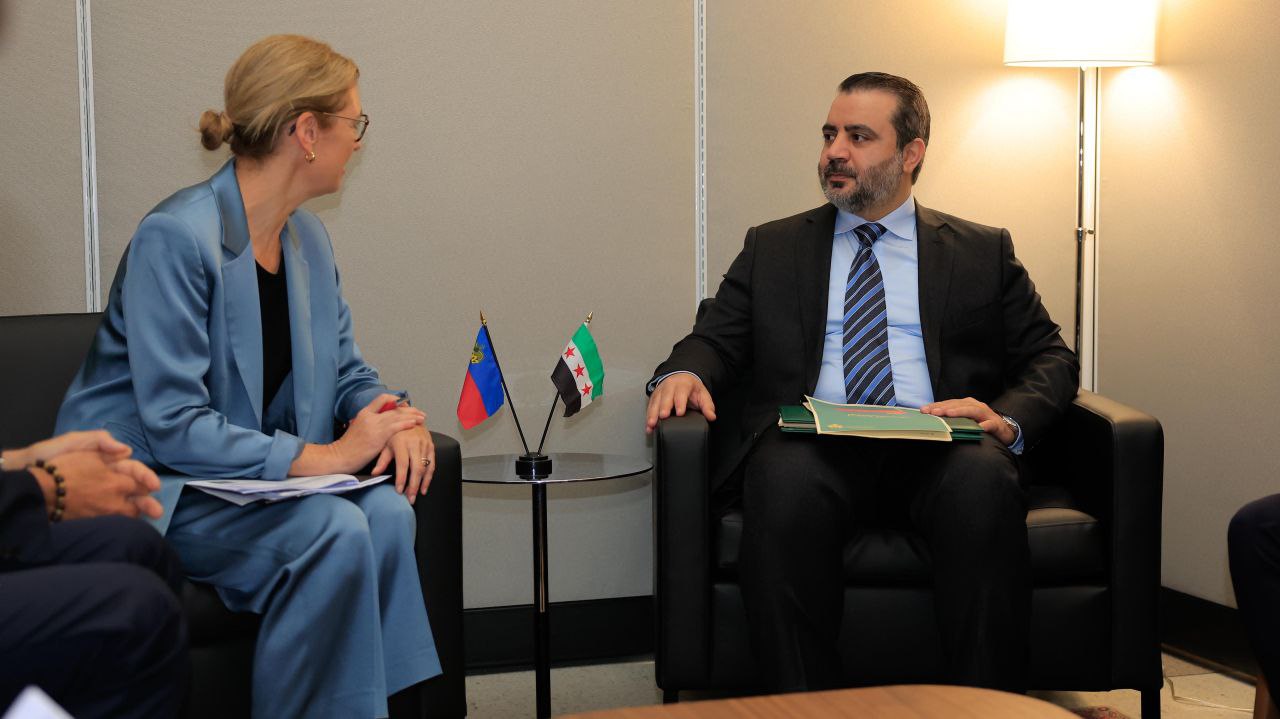 Syrian and Liechtenstein Officials Hold Bilateral Meeting at UNGA 80