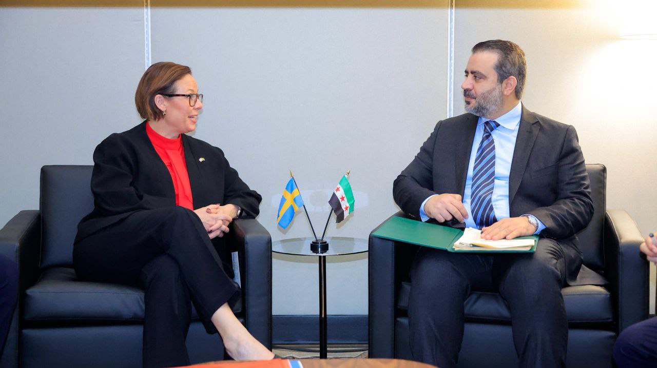 Syrian and Swedish Foreign Ministers Meet on the Sidelines of UNGA 80