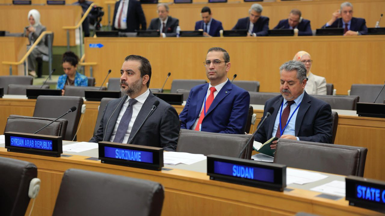 وزير الخارجية والمغتربين السيد أسعد حسن الشيباني يشارك في الاجتماع الوزاري التنسيقي السنوي لوزراء خارجية الدول الأعضاء في منظمة التعاون الإسلامي