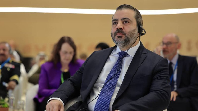 Minister of Foreign Affairs and Expatriates Asaad Al-Shaibani and Intelligence Chief Hussein Al-Salama Participate in the Munich Leaders Conference in AlUla, Saudi Arabia