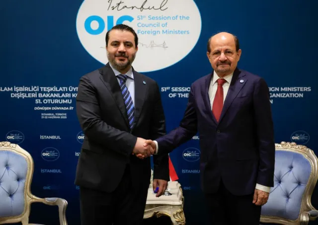 Foreign Minister Asaad Hassan Al-Shaibani Meets with His Yemeni Counterpart, Dr. Shaya Mohsen Al-Zindani